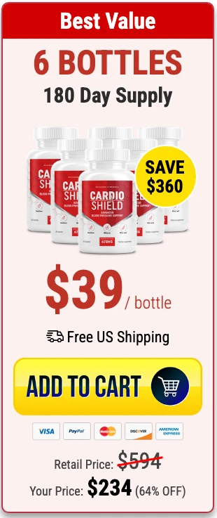 Cardio Shield 6 bottles